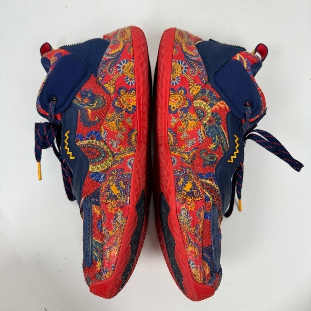 Adidas D.O.N. Issue #3 Bel-Air Athletics Prep School Red Blue Colorway Sneakers - Picture 2 of 10